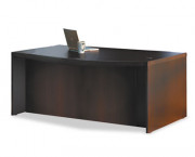 Aberdeen Series Laminate Bow Front Desk Shell, 72w x 42d x 29