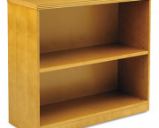 Luminary Series Veneer 2-Shelf Bookcase, 34