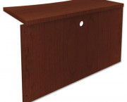 Mira Series Wood Veneer Bridge, 48w x 24d x 29