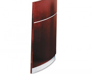 Napoli Series Wood Veneer Reception Desk Base, Sierra Cherry