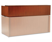Stella Series Reception Counter, 72w x 30d x 15h, Toffee