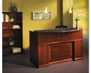 Sorrento Series Reception Desk Counter with Granite Top