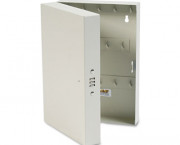 Hook-Style Key Cabinet, 28-key, Steel, Putty, 7 3/4