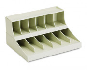 Combo Coin Wrapper/Currency Band Rack, 12 Pockets, 10-5/8 x 8-3/8 x 5-3/8