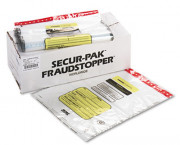 12 Bundle Capacity Tamper-Evident Cash Bags, 20 x 24, Clear, 250 Bags/Box