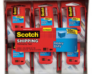 3850 Heavy Duty Packaging Tape in Sure Start Dispenser, 2