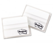 Durable File Tabs, 2 x 1 1/2, White, 50/Pack