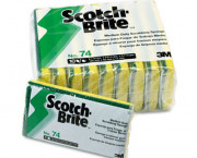 Medium-Duty Scrubbing Sponge, 3-1/2 x 6-1/4, 10/Pack