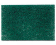 Commercial Heavy-Duty Scouring Pad, Green, 6 x 9, 1 Dozen