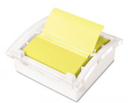 Clear Top Pop-up Note Dispenser for 3 x 3 Self-Stick Notes, White