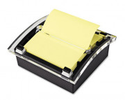 Clear Top Pop-up Note Dispenser for 3 x 3 Self-Stick Notes, Black