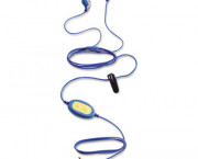 Earplug Earbud Headphones, Blue and Yellow