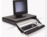 Adjustable Keyboard Drawer, 29-3/10 x 19-4/5, Charcoal Gray