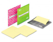 Laptop Note Dispenser, 3 x 3, Gray, Pink, Green, 3 per Pack