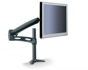 Desk-Mount Arm for Monitor, 10-1/2 x 18 x 6, Black