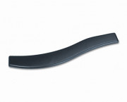 Gel Antimicrobial Thin Wrist Rest for Ergonomic Keyboards, Blk Leatherette
