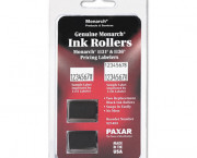 925403 Replacement Ink Rollers, Black, 2/Pack