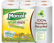 100% Premium Recycled Giant Roll Towels, 5-3/4 x 11, 140/Roll, 6/Pack