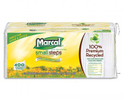 100% Premium Recycled Luncheon Napkins,12-1/2 x 11-2/5, White, 2400/Carton
