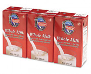 Whole Milk, 8 oz. Container, 3/Pack
