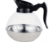 Unbreakable Regular Coffee Decanter, 12-Cup, Stainless Steel/Polycarbonate