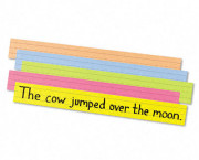 Sentence Strips, 24 x 3, Assorted Bright Colors, 100/Pack