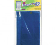 Classroom Seating Chart with 35 Pockets, 100 Blank Name Cards, 10 1/4 x 13