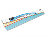 Sentence Strips, 24 x 3, Assorted Colors, 100/Pack