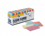 Blank Flash Card Dispenser Boxes, 2w x 3h, Assorted, 1000/Pack