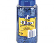 Spectra Glitter, .04 Hexagon Crystals, Blue, 16 oz Shaker-Top Jar