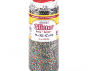 Spectra Glitter, .04 Hexagon Crystals, Multicolor, 16 oz Shaker-Top Jar