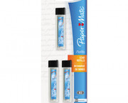 Lead Refills, 0.7mm, HB, Black, 3 Tubes of 35, 105/Pack