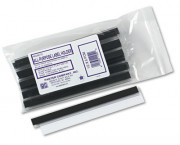 Clear Magnetic Label Holders, Side Load, 6 x 1/2, Clear, 10/Pack
