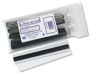 Clear Magnetic Label Holders, Side Load, 6 x 1, Clear, 10/Pack