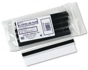 Clear Magnetic Label Holders, Side Load, 6 x 3/4, Clear, 10/Pack