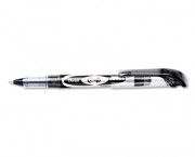 24/7 Roller Ball Capped Free-Flowing Liquid Pen, Black Ink, Medium, Dozen