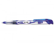 24/7 Roller Ball Capped Free-Flowing Liquid Pen, Blue Ink, Medium, Dozen