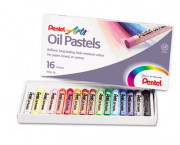 Oil Pastel Set With Carrying Case,16-Color Set, Assorted, 16/Set
