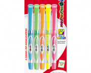 24/7 Highlighter, Chisel Tip, Blue/Green/Orange/Pink/Yellow Ink, 5/Set