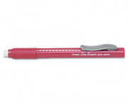 Clic Eraser Pencil-Style Grip Eraser, Red