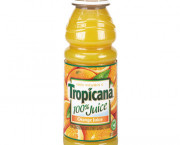 100% Juice, Orange, 10 oz Plastic Bottle, 24/Carton