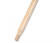 Heavy-Duty Threaded End Lacquered Hardwood Broom Handle, 1-1/8 Dia. x 60 Long