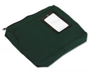 Expandable Dark Green Transit Sack, 14w x 11h x 3d