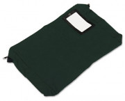 Expandable Dark Green Transit Sack, 18w x 4d x 14h