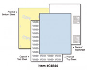 DocuGard Security Paper, 32lbs, 8-1/2 x 11,Blue/Canary, 500/Ream