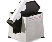 Tabletop Paper Jogger, 15-1/4w x 11-1/2d x 15-1/4h, Gray