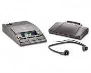 720-T Desktop Analog Mini Cassette Transcriber Dictation System w/Foot Control