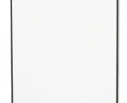 Wall or Ceiling Projection Screen, 84 x 84, White Matte, Black Matte Casing