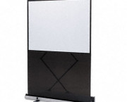 Euro Portable Cinema Screen w/Black Carrying Case, 64 x 48