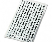 Magnetic Characters, Magnetic, Black, 3/4